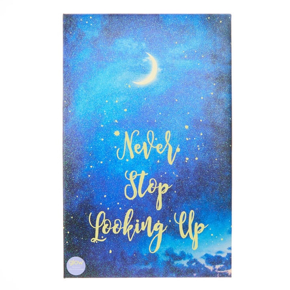 Glow In The Dark “NEVER STOP LOOKING UP” Poster